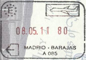 Passport Stamps Spain